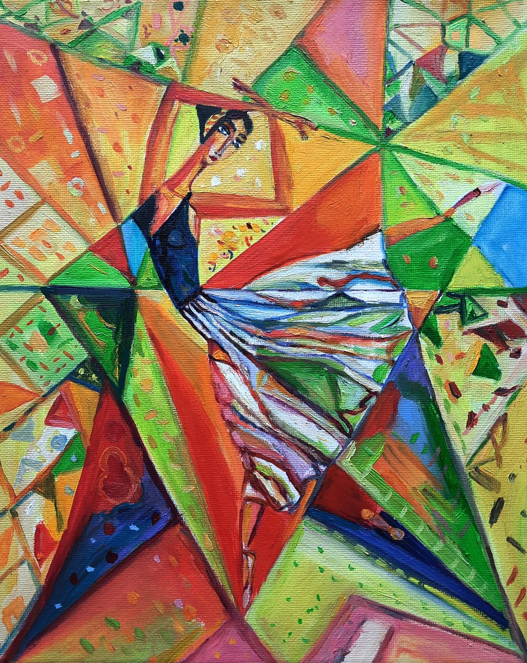 油畫原作 Ballerina Painting Original Art 油畫 Oil Painting Oil On Canvas Wall Decor - 墙贴/壁贴 - 其他材质 多色