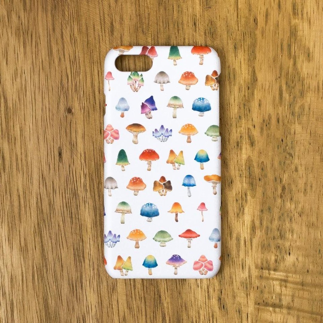 Fragments of a picture book. Smartphone Case "Multicolored Mushroom" SC-229 - 其他 - 塑料 多色