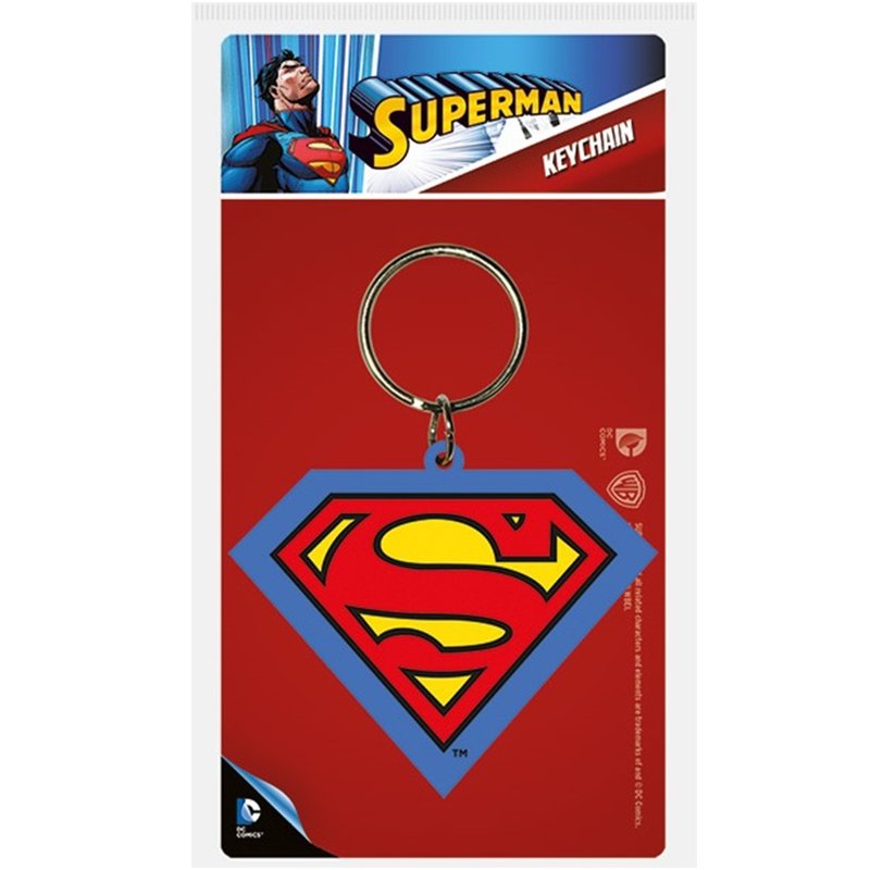 【DC】超人 Superman Logo钥匙圈 - 钥匙链/钥匙包 - 其他材质 多色
