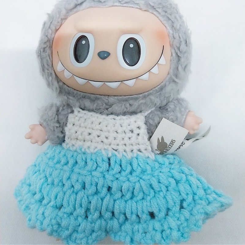 Laboo V1 V2 纱娃娃套装，蓝，白色，可爱，适合作为礼物或收藏。 - 玩偶/公仔 - 其他材质 蓝色