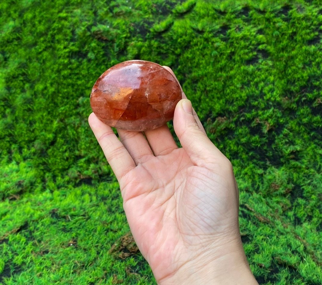 能量摆饰-招财开运 天然彩虹红胶花水晶  疗愈  快速出货 - 摆饰 - 水晶 多色