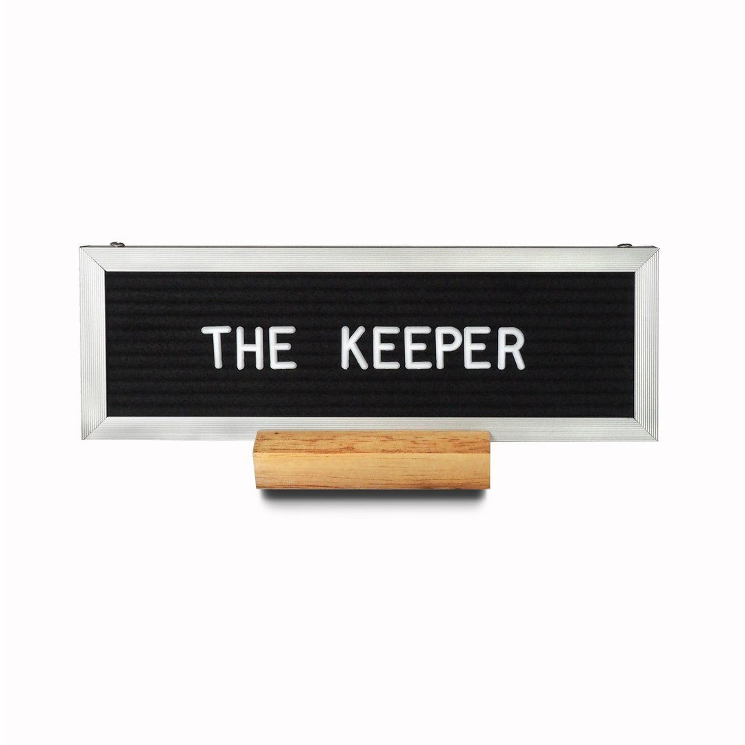 Set of Desktop letter board - Black (Alu) - 摆饰 - 铝合金 黑色