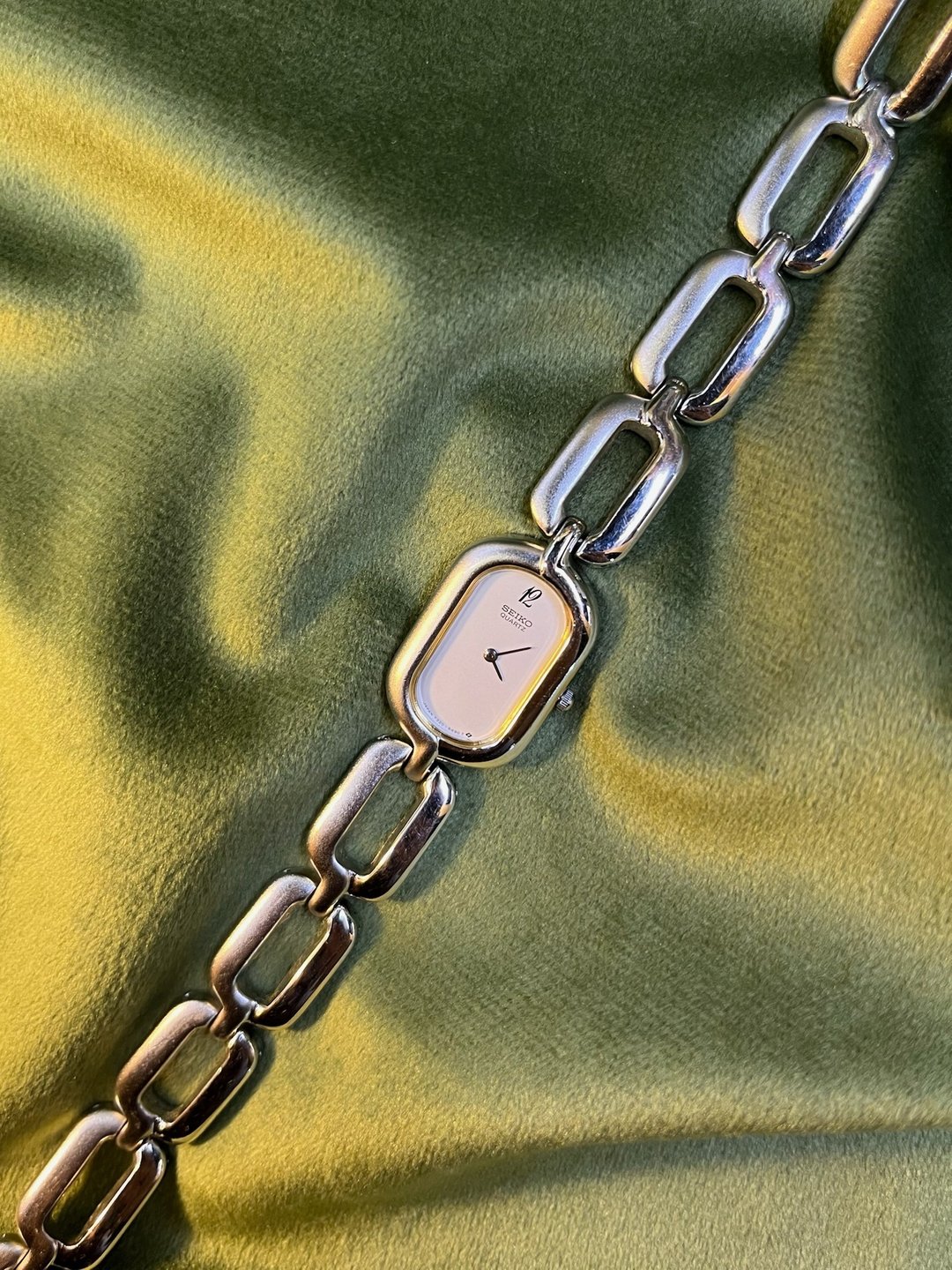 全新中古 Seiko 银色 女装锁链造型手表 - 女表 - 其他金属 金色