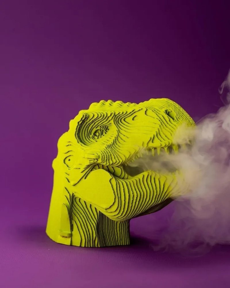Cartonic - T REX 暴龙 3D立体拼图 - 拼图 - 其他材质 