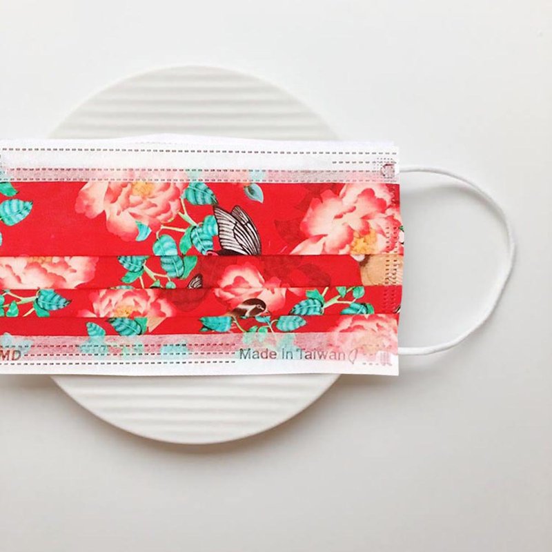 【无藏】福贵齐来_成人医疗口罩/5入装/10入盒/50入盒装/双钢印 - 口罩 - 其他材质 多色