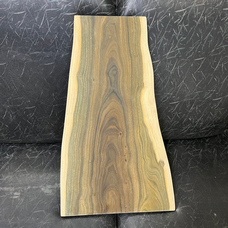 巴拉圭绿檀特选料木件一件　原料　艺术料　木件摆盘　桌面置物盘 - 摆饰 - 木头 绿色