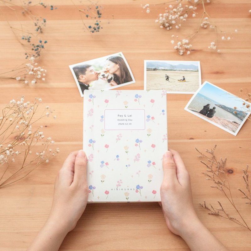 定制 精装手作相本【花语喃】相片书/周年/纪念/生日/新年礼物 - 相簿/相册 - 纸 