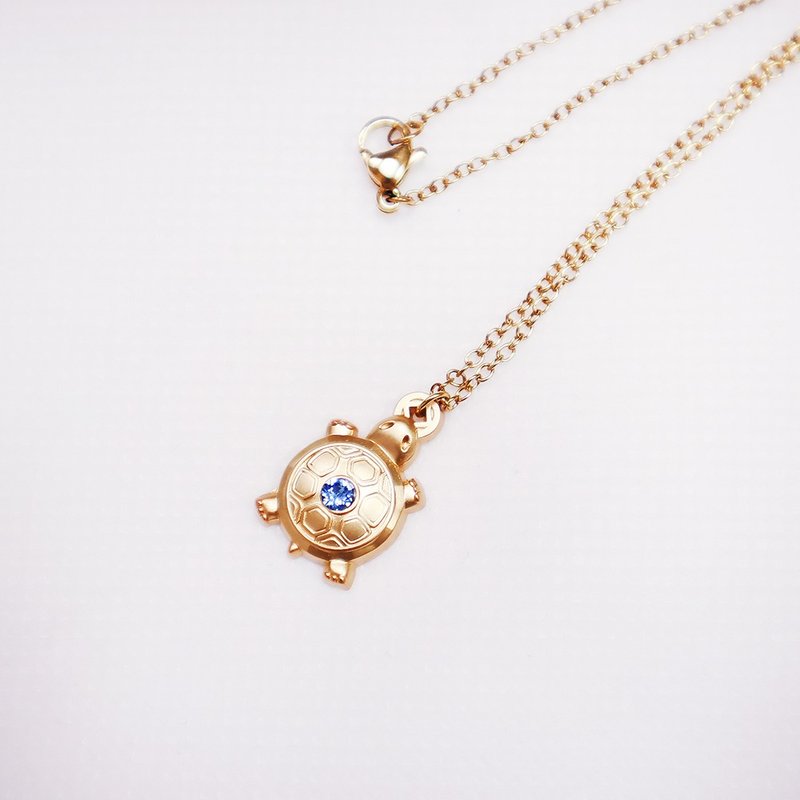 【卡片项链Card Necklace】台湾文化 庙宇款-招财钱龟 - 项链 - 其他金属 