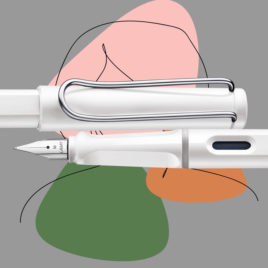 LAMY 七彩钢笔礼盒 / safari 狩猎者系列 - 亮白色 - 钢笔 - 塑料 白色