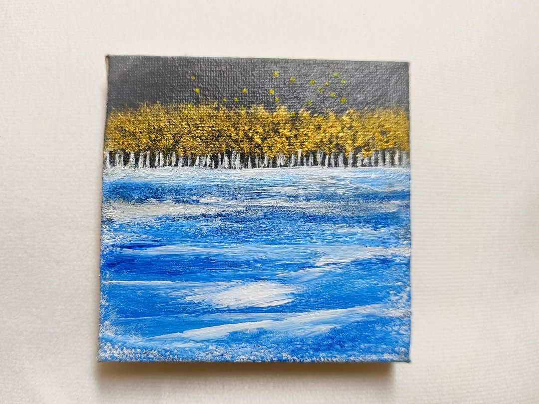 压克力水彩画/装饰画/挂画/风景画/疗愈画/无框画 - 海报/装饰画/版画 - 棉 