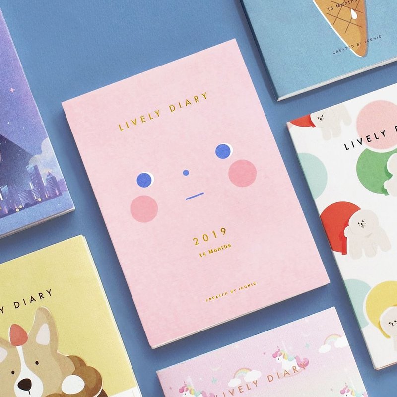 ICONIC 2019 青春图腾周志(时效)-小害羞,ICO53504 - 笔记本/手帐 - 纸 粉红色