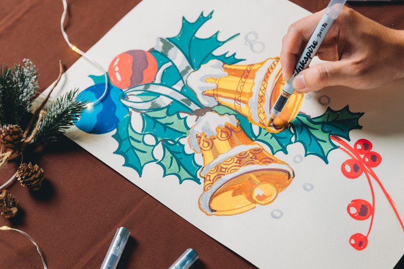 【圣诞礼物】丙烯马克笔 72色 专业工坊 | 赠精美红包袋 - 其他书写用品 - 颜料 多色