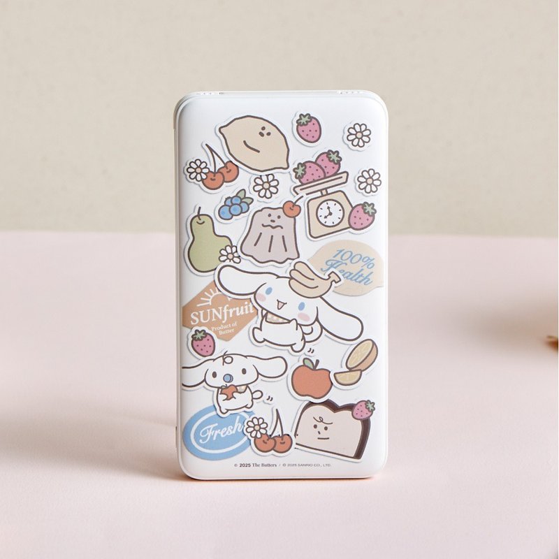 奶油家族x大耳狗甜点派对乱花双线快充10000mAh行动电源 - 充电宝/传输线 - 塑料 多色