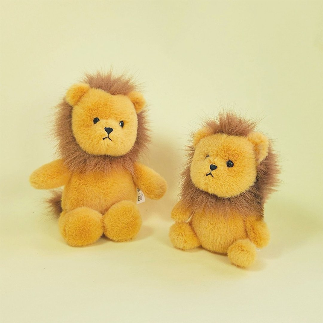 BON TON TOYS x WWF 小狮子环保毛绒玩偶 -18cm - 玩偶/公仔 - 环保材料 橘色