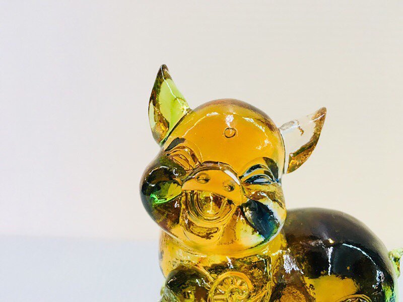 琉璃 生肖 猪 - 摆饰 - 琉璃 