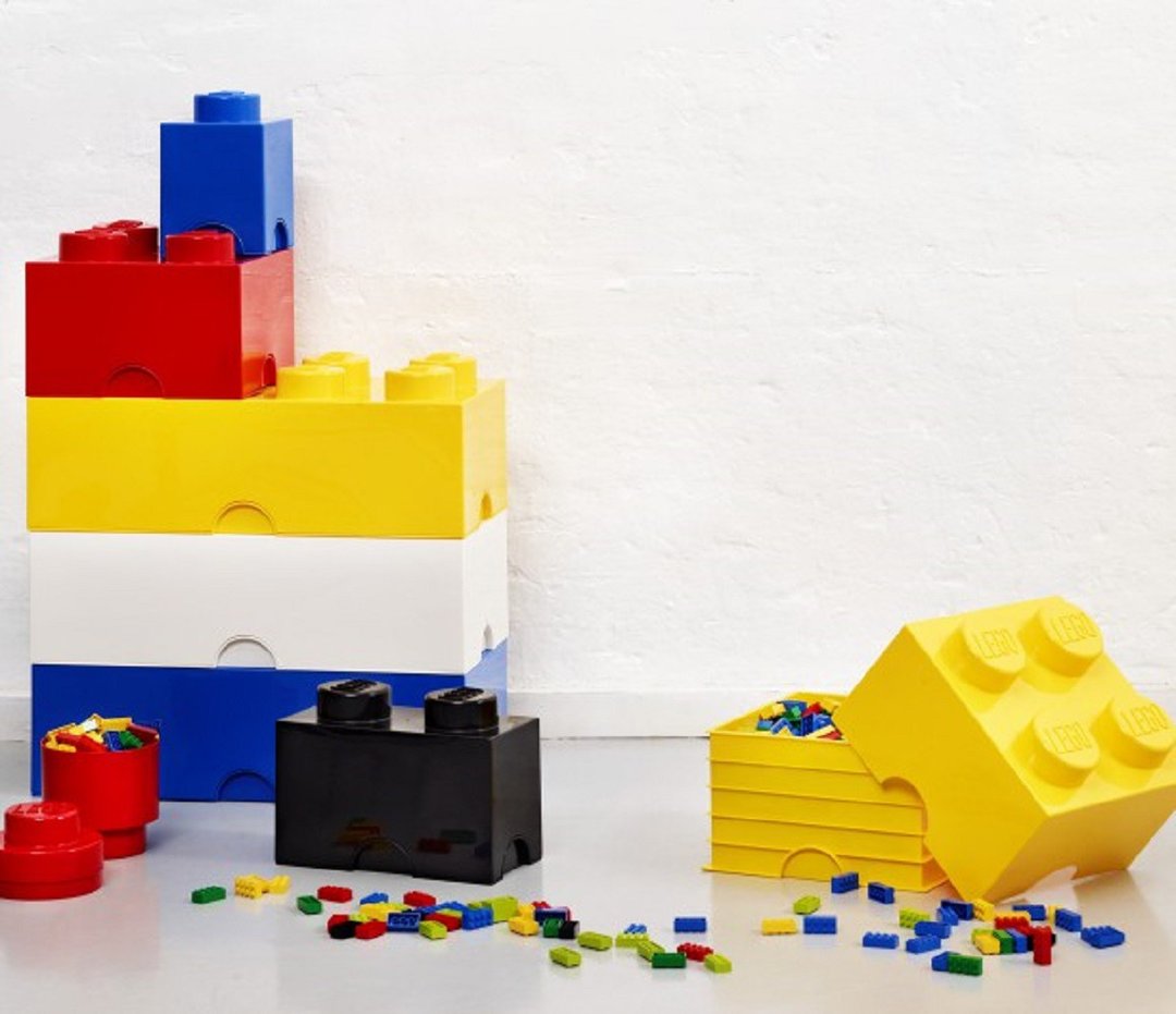 Room Copenhagen 乐高 LEGO 8凸收纳盒-黄色(40040632)送礼 - 收纳用品 - 其他材质 