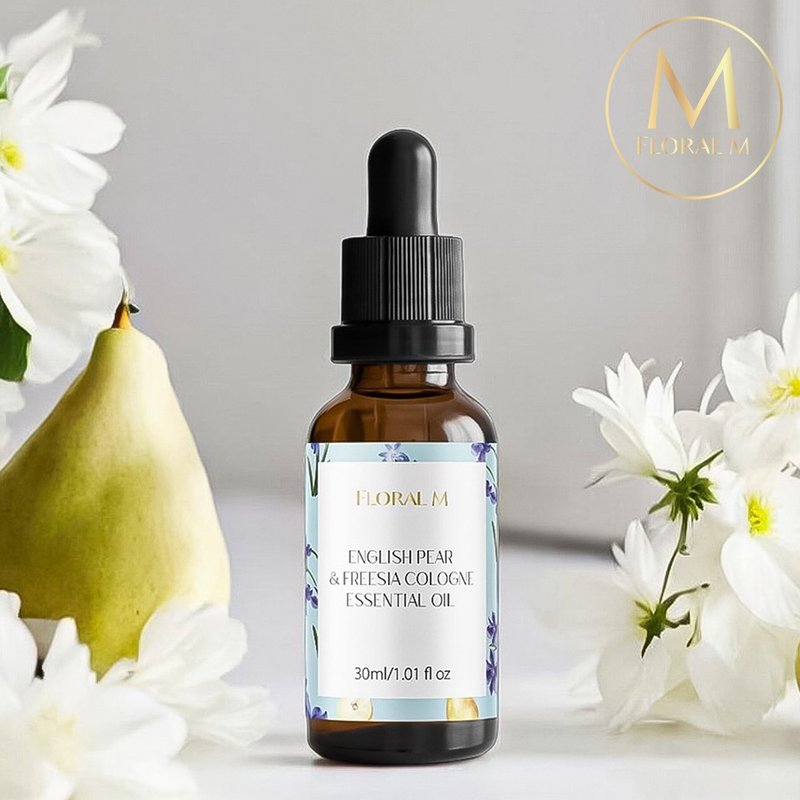英国梨小苍兰空间香氛油30ml - 香薰/精油/线香 - 玻璃 绿色