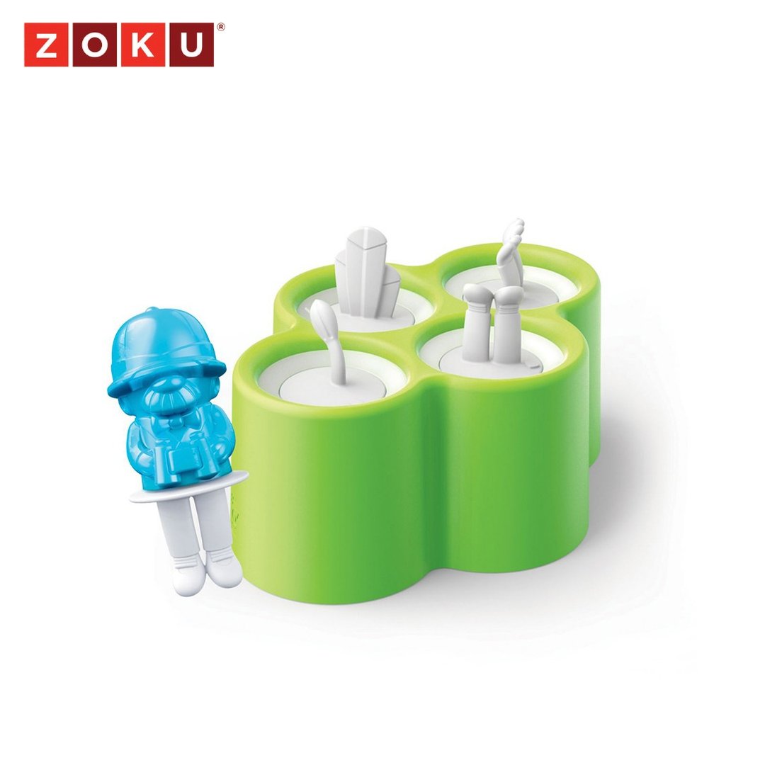 ZOKU 硅胶野生动物园雪条模具一组四入 - 其他 - 硅胶 绿色