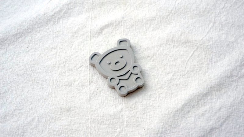 台湾黑熊2 | 水泥车用扩香石-质感与生活的MIT - 香薰/精油/线香 - 水泥 灰色