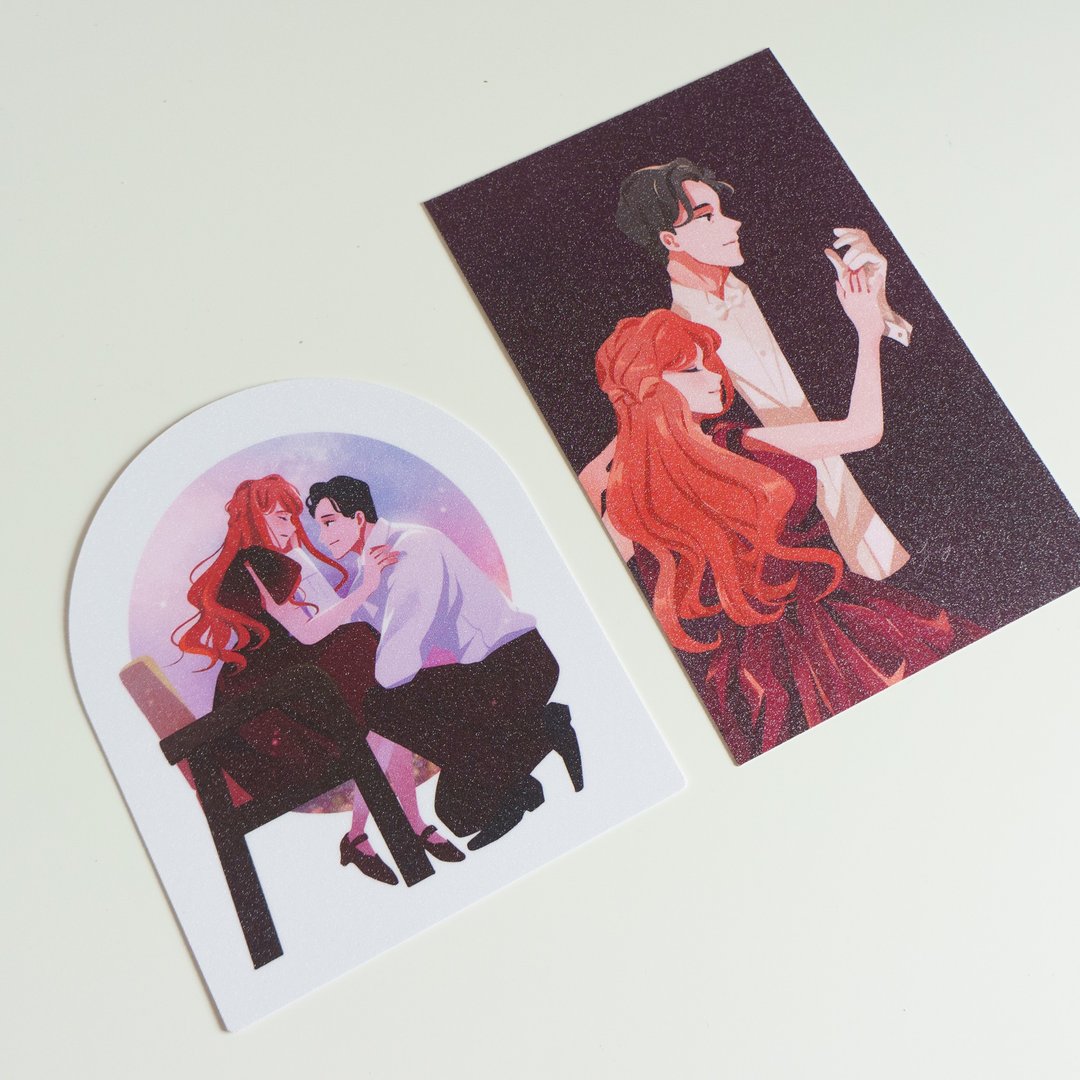 Blooming Days prints / Pre-Christmas 2021 postcard set - 卡片/明信片 - 纸 紫色