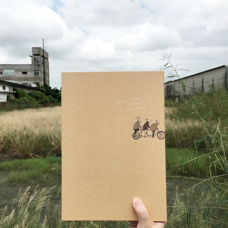 旅人精裝窄版26孔夾 - 笔记本/手帐 - 纸 咖啡色