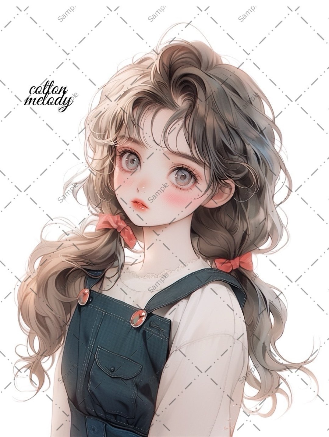 原创贴纸 no.602A 人物贴纸 原创贴纸 人物贴纸 女孩贴纸 原创人物贴纸 - 贴纸 - 纸 