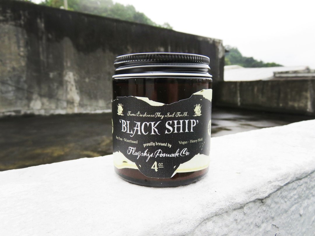 FLAGSHIP POMADE CO 航海旗舰 Black Ship 黑暗之船  100% 纯天然 改良式 超高强度水性发油 - 其他 - 植物．花 
