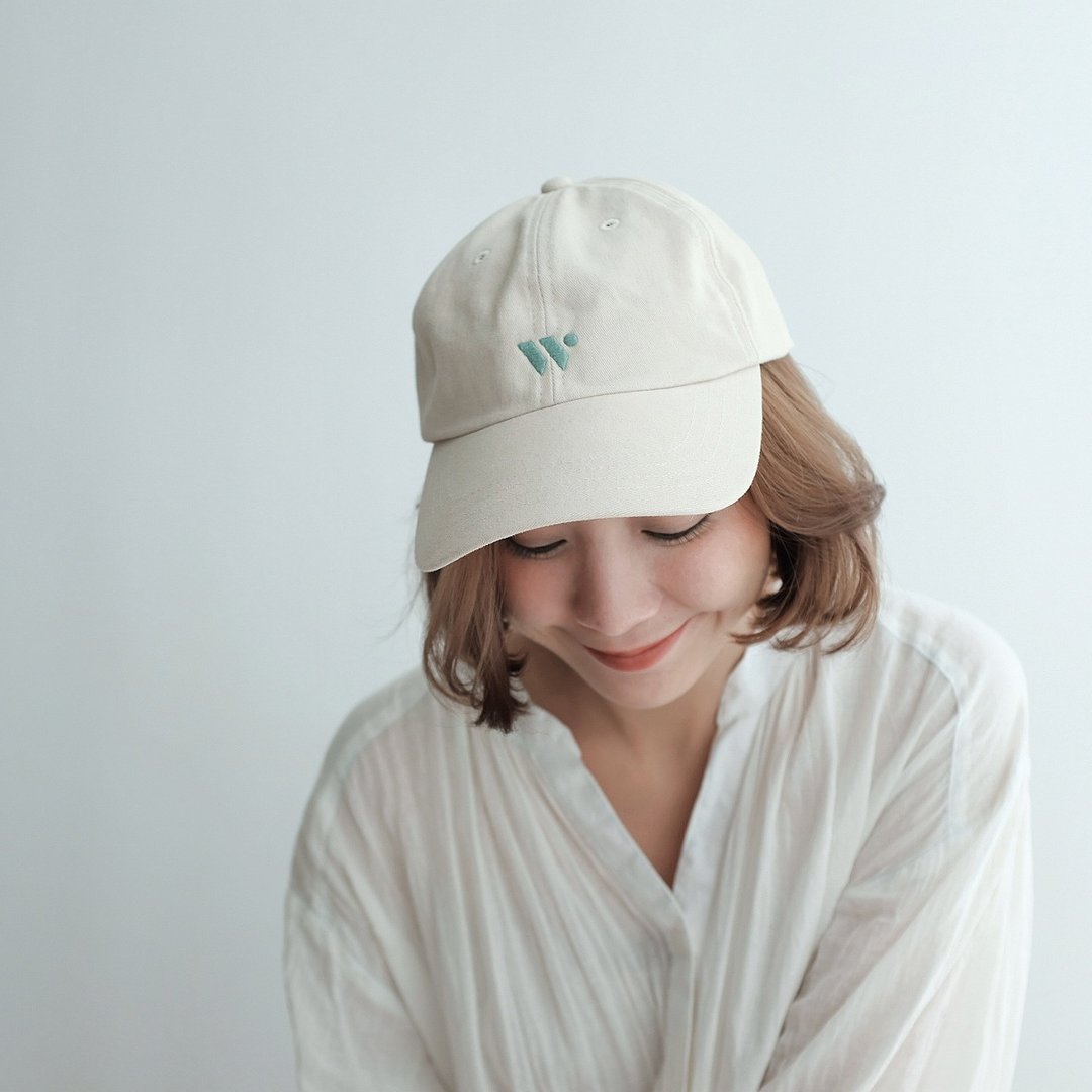 WHITEOAKFACTORY Classic retro baseball cap - Beige - 帽子 - 聚酯纤维 卡其色