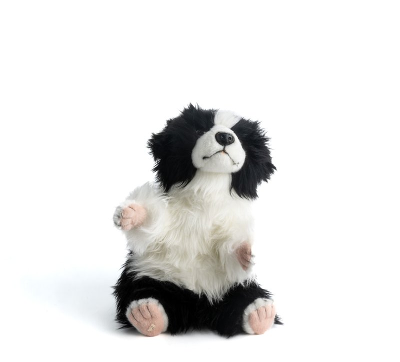 Hansa 8349-边境牧羊犬手偶30厘米高 - 玩偶/公仔 - 环保材料 黑色