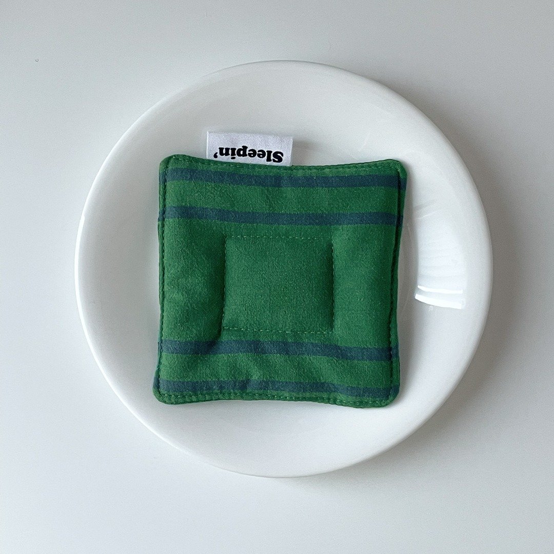 靠垫茶杯垫（绿色） - 杯垫 - 棉 绿色