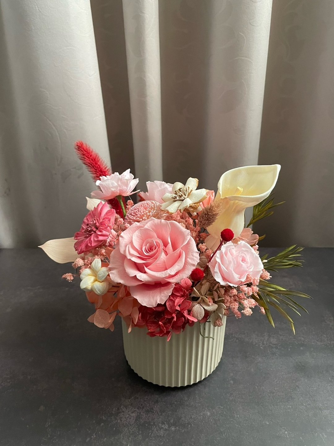 【花诉花艺】粉色调永生小花礼/开幕花礼/升迁花礼/祝贺花礼 - 干燥花/捧花 - 植物．花 多色