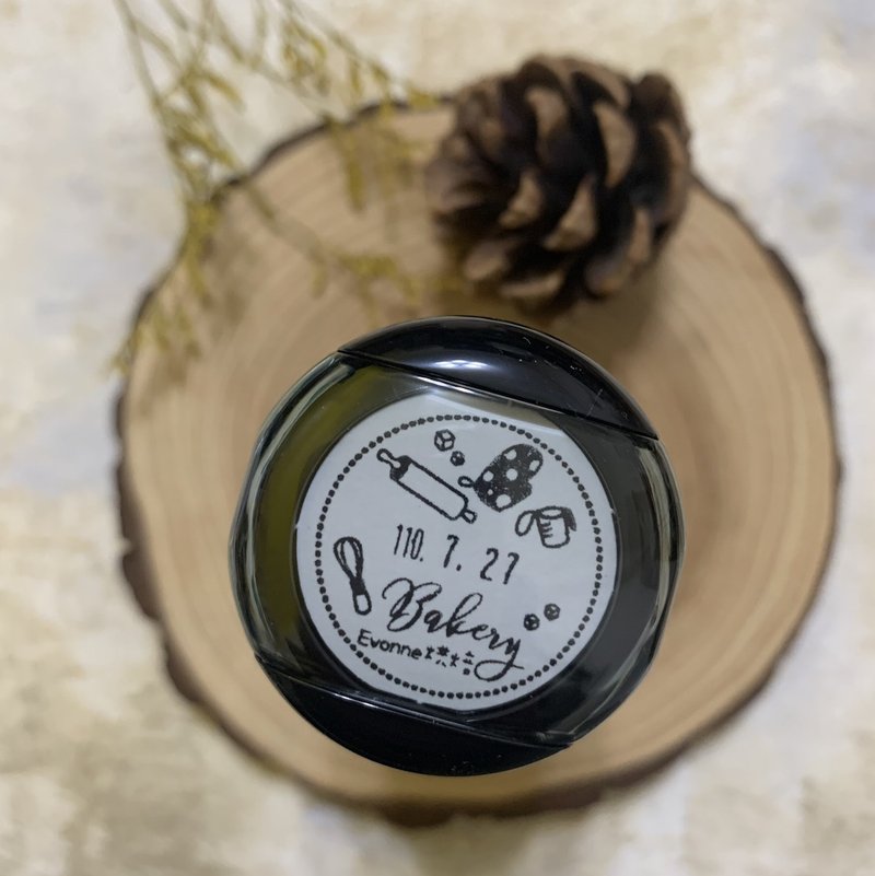 定制日期连续章 可调整日期 第二区 - 印章/印台 - 塑料 