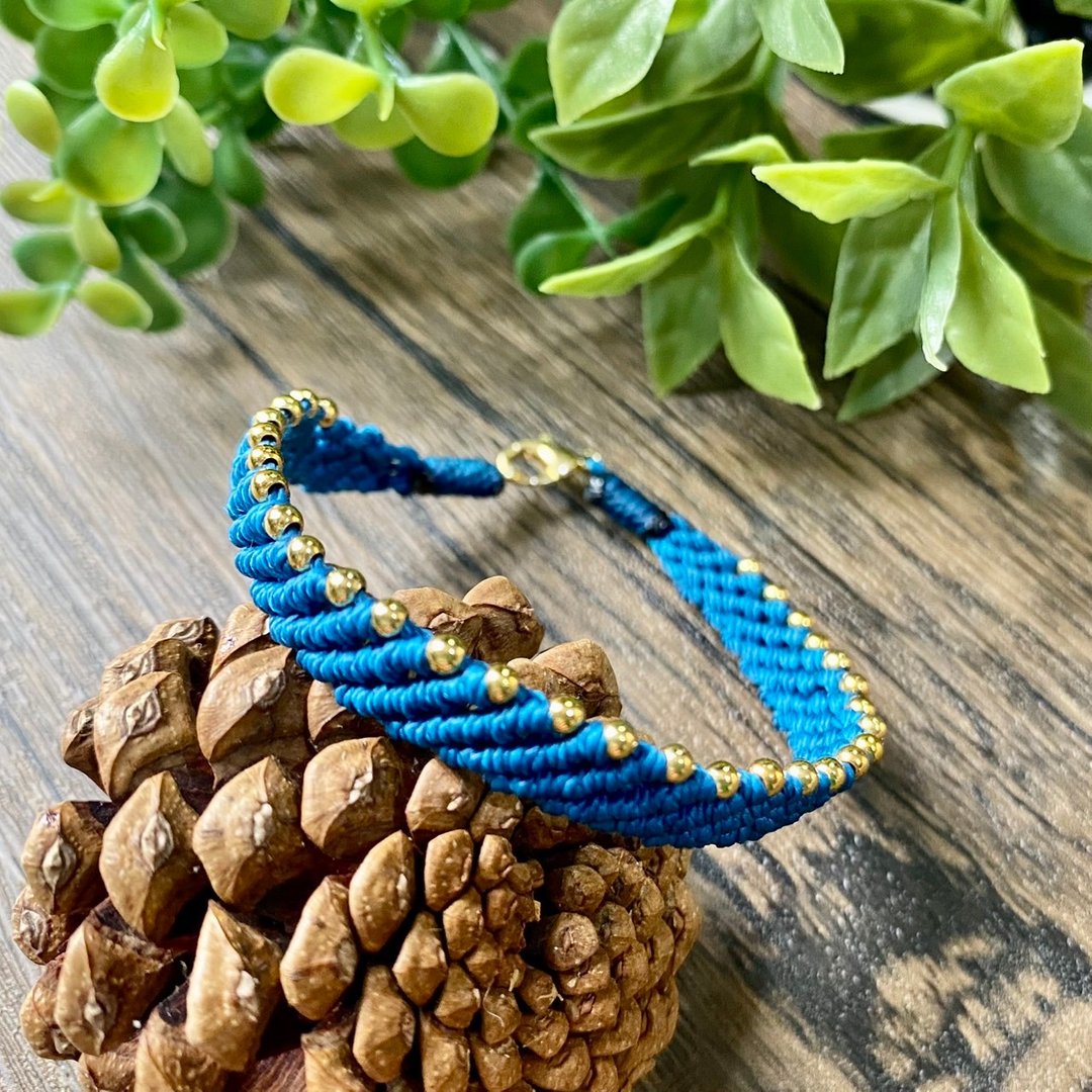 手工饰品 | 蜡线冲浪手环脚环 - CG1511 - 手链/手环 - 棉．麻 