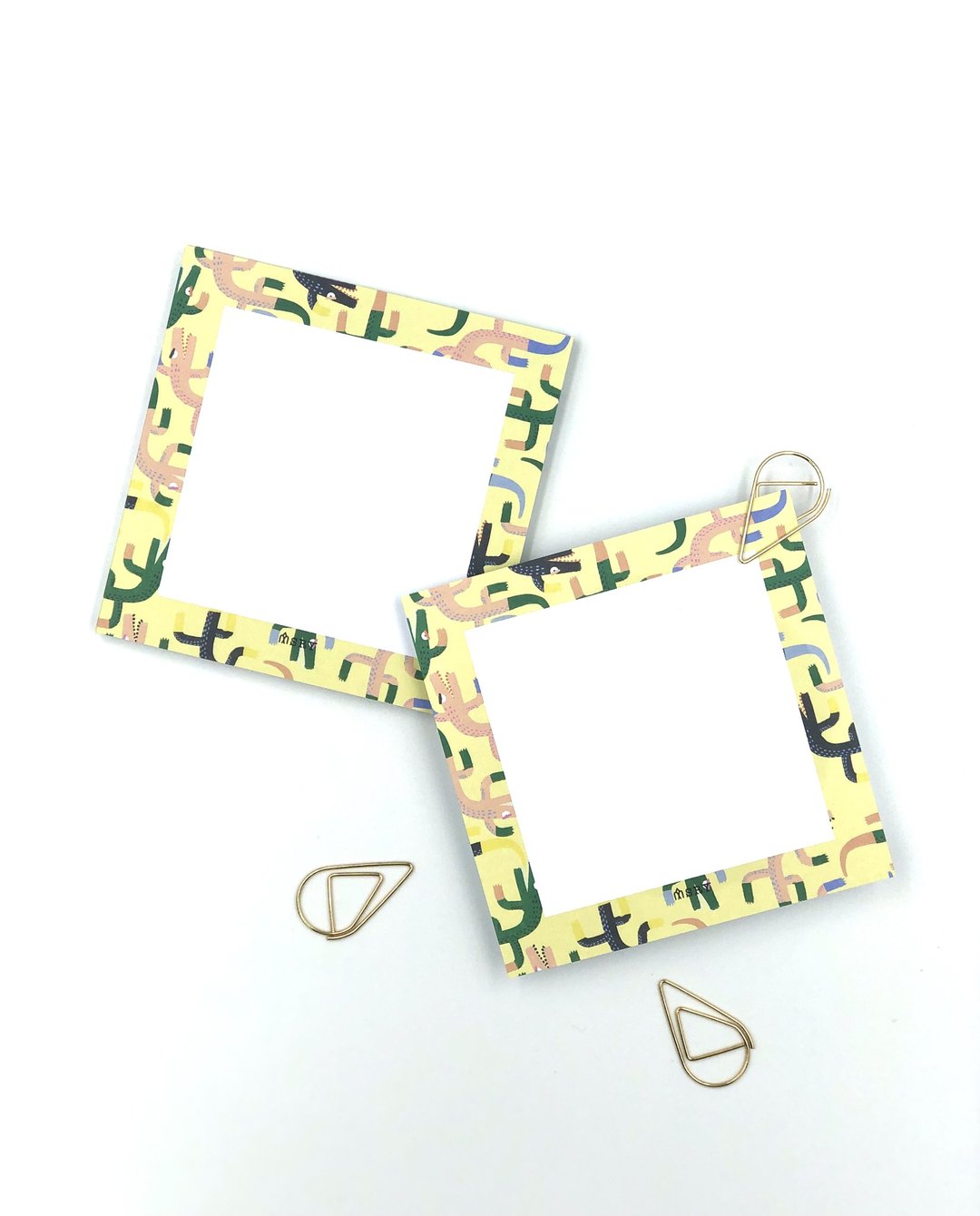 【绝版品】 No. 7 印花便条纸 - 便条纸/标签贴 - 纸 黄色