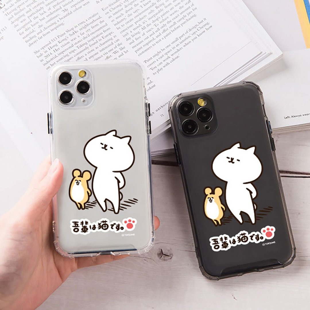 【反应过激的猫】iPhone手机壳 自得意满 BLAC磨砂雾面防摔抗撞 - 手机壳/手机套 - 塑料 多色