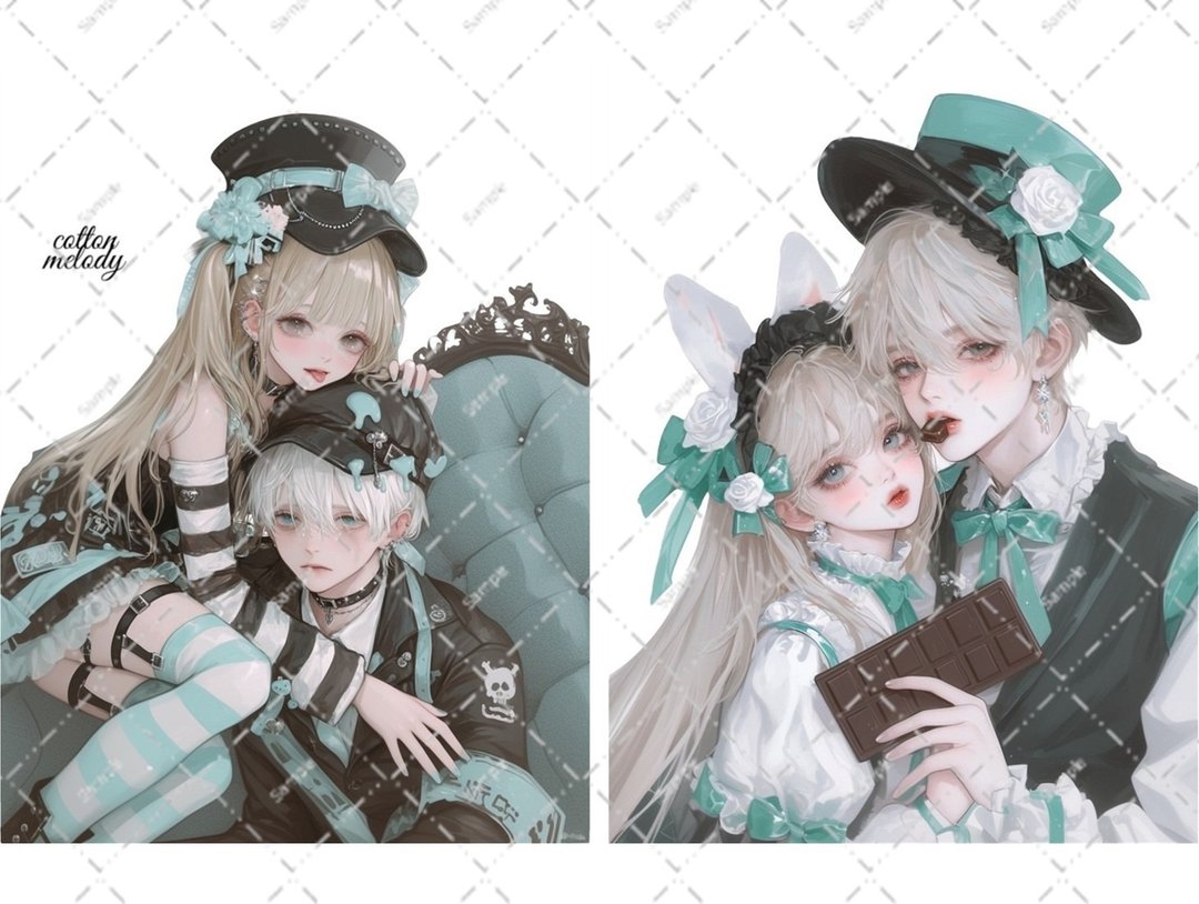 original sticker no.6797 人物贴纸 原创贴纸 人物贴纸 女孩贴纸 原创人物贴纸 - 贴纸 - 纸 