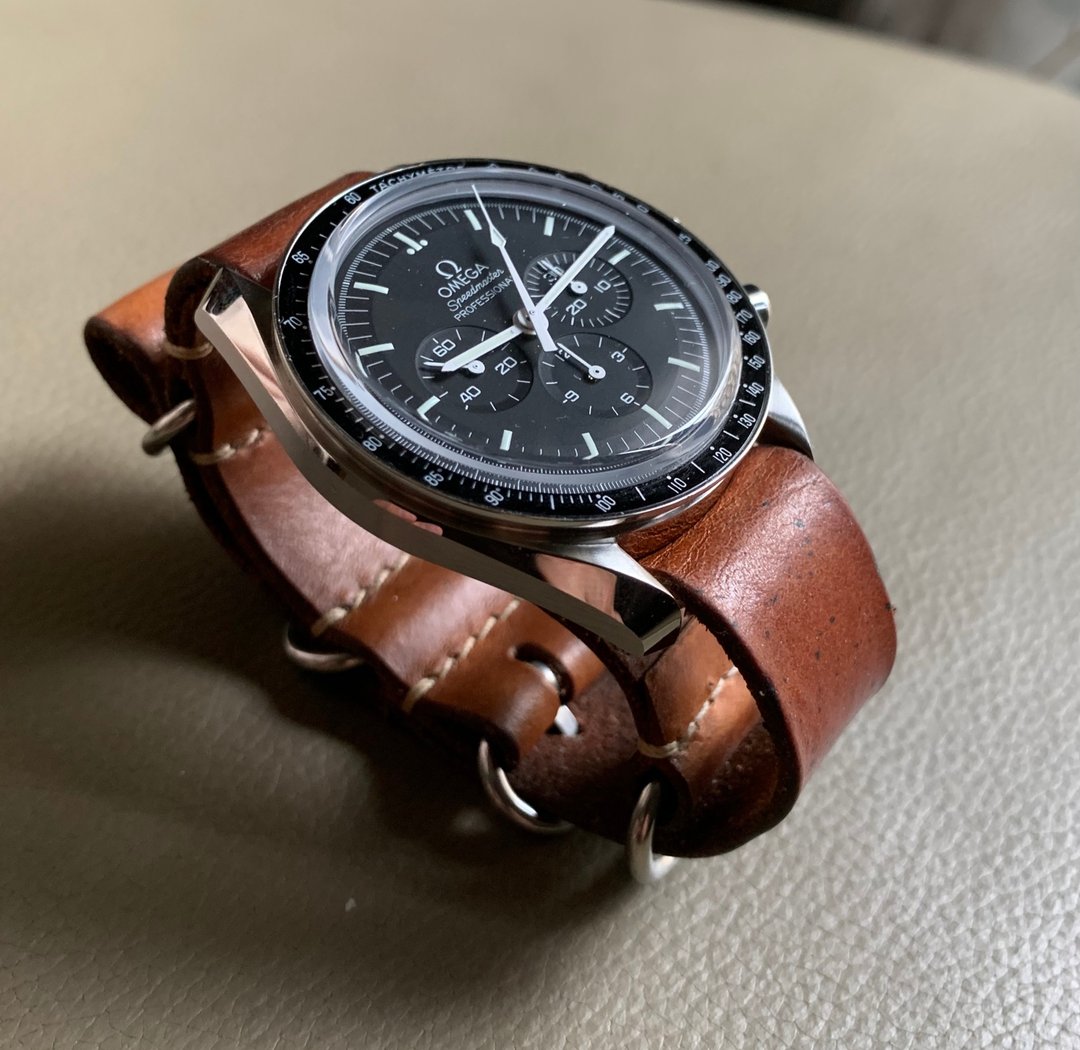 NATO表带 Buttero G10北约表带 北约军用表带 Nato straps Omega - 表带 - 真皮 黑色