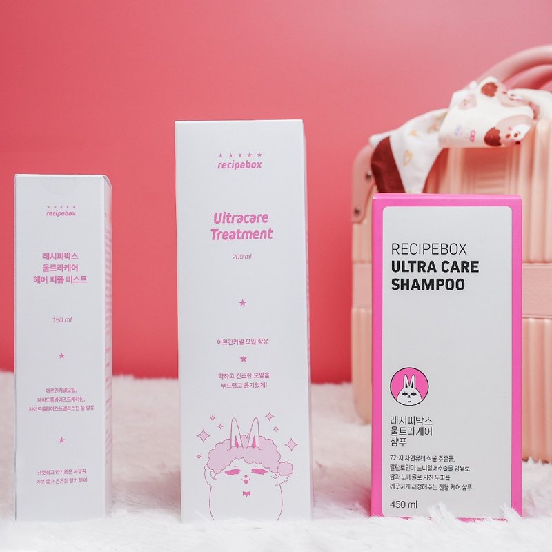 Recipe box 韩兔 小美人保养组 - 旅行套装 - 其他材质 
