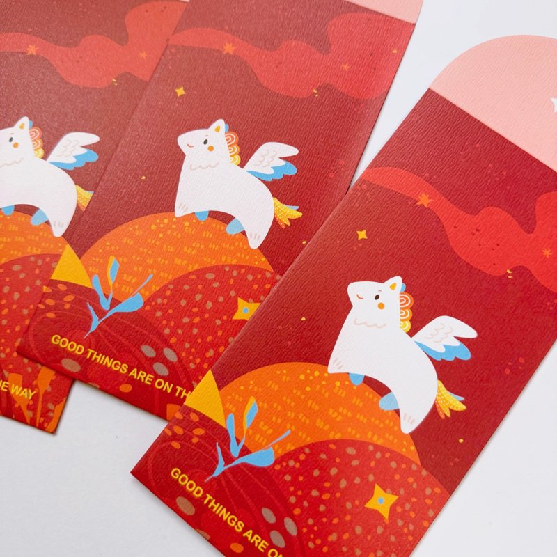 2026 马年红包袋 3 入组 好事马上来【快速出货】 - 红包/春联 - 纸 多色