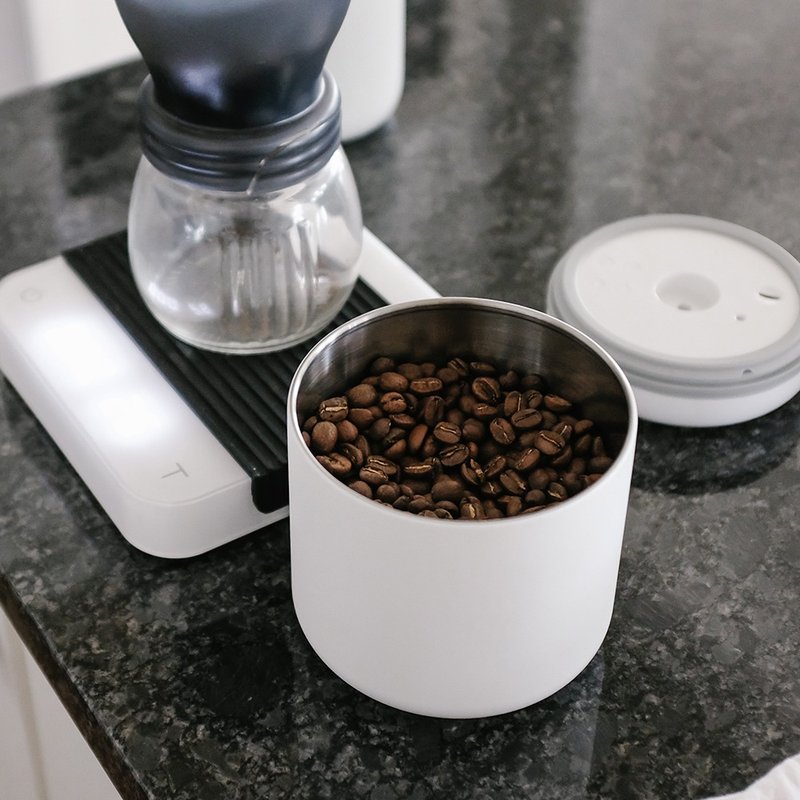 FELLOW ATMOS不锈钢真空密封罐(0.7L)-雾面白 - 收纳用品 - 不锈钢 白色