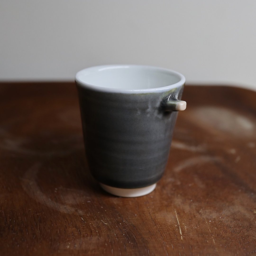 刻度・残垣 茶酒杯 36ml  #e08 - 其他杯子 - 瓷 灰色