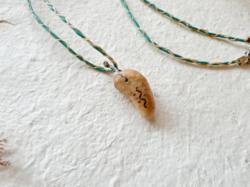 无畏者_圣木项链 | 独角兽宝藏 | - 项链 - 木头 