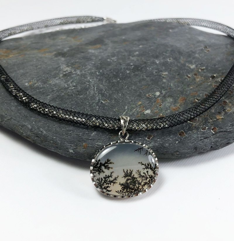 黑森林项链 - 项链 - 玉石 蓝色