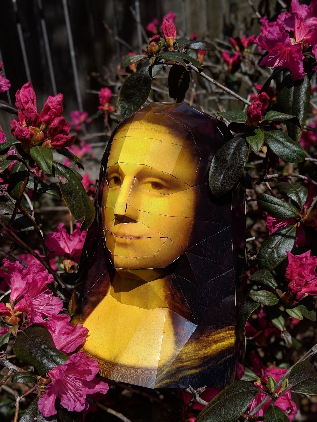 【酷比头纸模型】蒙娜丽莎 Mona Lisa 世界名画 | 免剪贴 手作 - 木工/竹艺/纸艺 - 纸 多色