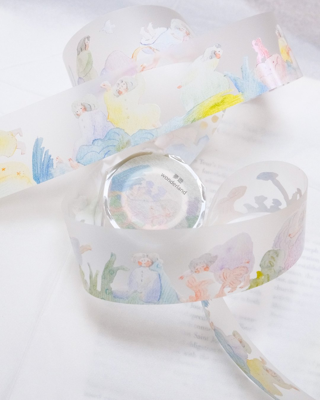 梦游 - PET 纸胶带 | 3.5cm x 10m - 贴纸 - 纸 