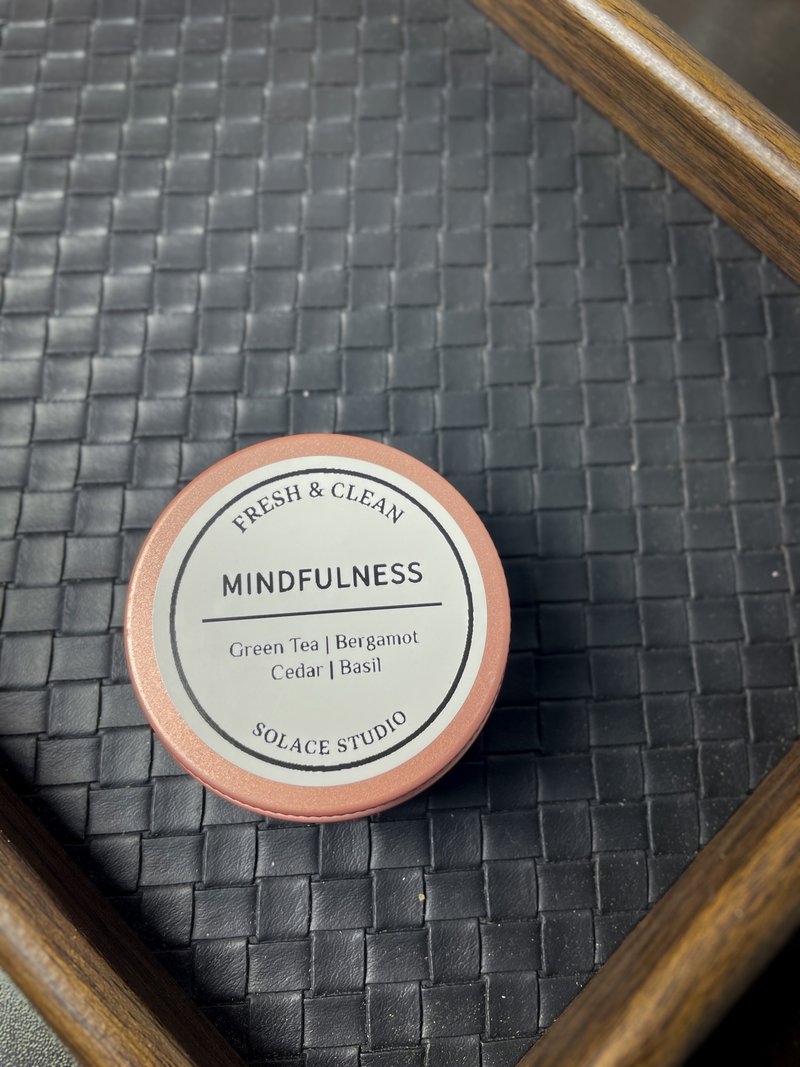 木质调 Fresh & Zen | 正念时刻 Mindfulness 手工精油大豆蜡烛 - 蜡烛/烛台 - 蜡 