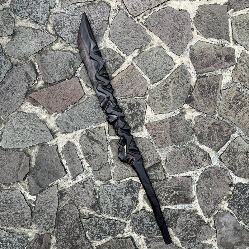 我贩剑　黑妖刀　侵骇　手工木剑　艺术木刀　魔剑 - 摆饰 - 木头 黑色