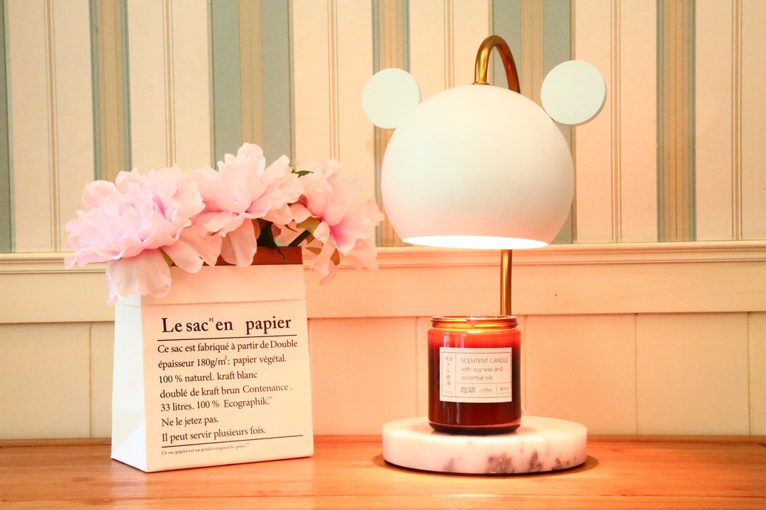Mickey 米奇米妮大理石融蜡灯【定时款/调光款】两色可选/蓝/白 - 灯具/灯饰 - 其他金属 白色