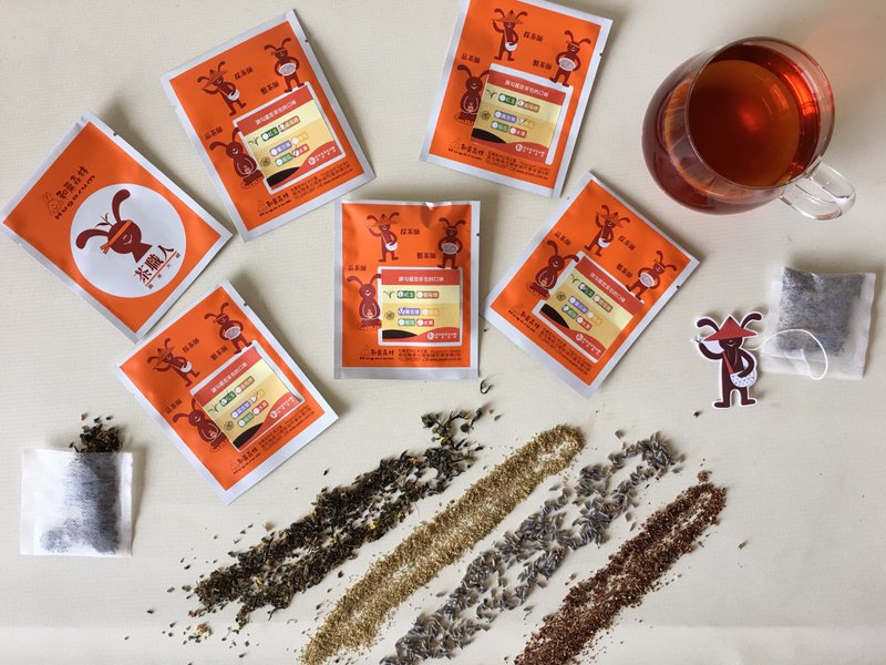【居家DIY体验材料包】手作花果茶包-调茶大师-含教学影片 - 其他 - 其他材质 橘色