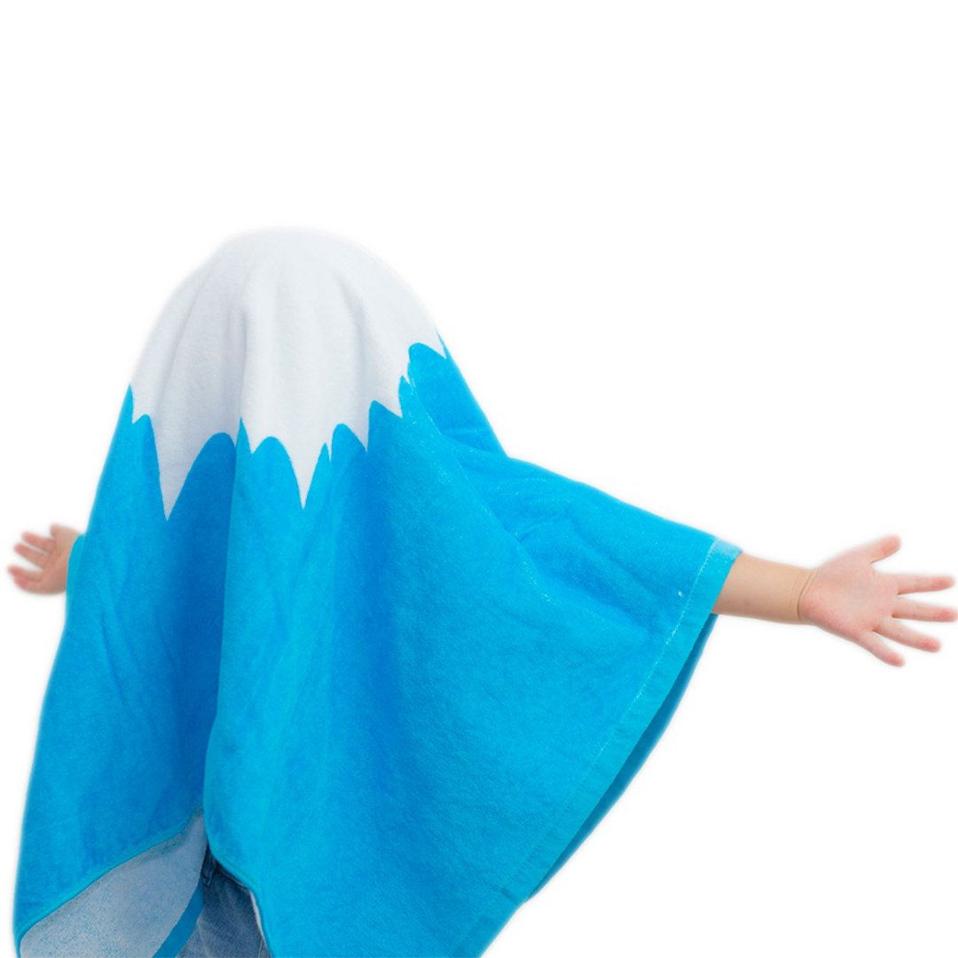 Bath towel that your child can become Mt. Fuji / Towel Fuji - 毛巾浴巾 - 棉 
